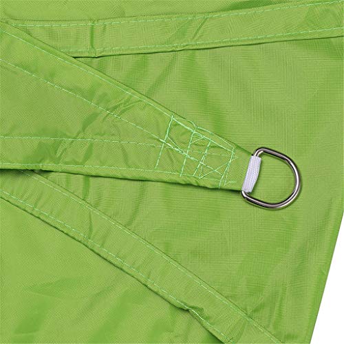 XQKXHZ Sonnensegel Wasserdicht, Dreieck Wasserdichtes Markise Oxford-Gewebe Polyester, Sonnenschutz-Effekt, Für Garten Innenhof Pool Kinderspielecke, 3 * 4 * 5 M,C