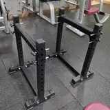 Robuster, verstellbarer Squat-Rack, Multifunktions-Langhantelständer, Dip-Ständer, Heim-Fitnessstudio, Fitness, Gewichtheben, Bankdrücken, Dip-Gewicht 20 kg