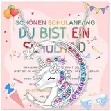 ELF-GRETTER Einschulung Mädchen Schultüte Geschenk, Schulanfang Mädchen Schutzengel Halskette, Schulkind 2024 Schultüte Füllung Einschulungsgeschenke Mädchen (Mehrfarbig)