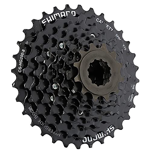 SHIMANO CS-HG200 // 8-Fach Kassette (12-32 Zähne), Ausführung:Schwarz