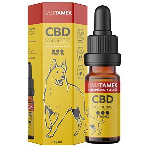 CALITAMEX CBD Öl Hund 8% | Aus Bio Kultivierung | Premium CBD Öl für Hunde | 800mg CBD Hund, mit Tierärzten entwickelt | THC freies CBD Öl Hunde | 100% natürliches CBD Hunde | 10ml