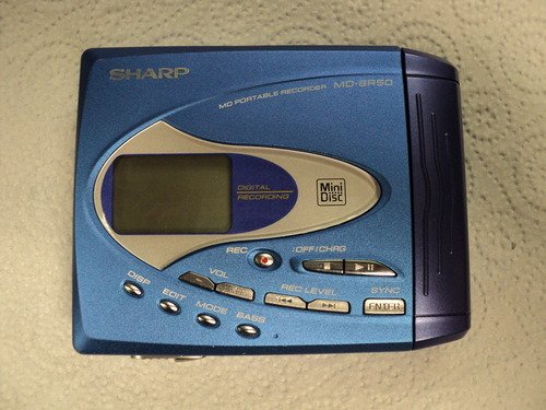 Sharp MiniDisc-SR 50 tragbarer MiniDisc-player orange