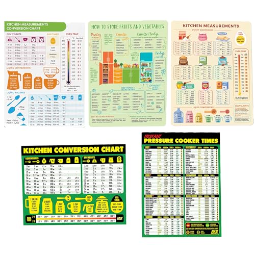 QSLKI 5PCS Baby Weaning Chart, Die Ersten Entwöhnungsrezepte Und Diättabellen Ihres Babys, Ein Entwöhnungsleitfaden Für Genährte Anfänge, Baby-Geführtes Entwöhnen, Küchenumbau-Tisch