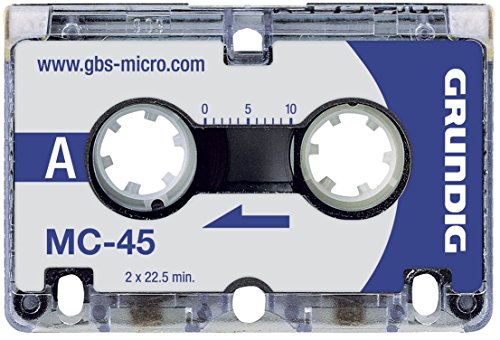 Grundig GGM4500 Diktiergeräte - Zubehöre Micro-Kassette MC45 3 Stück