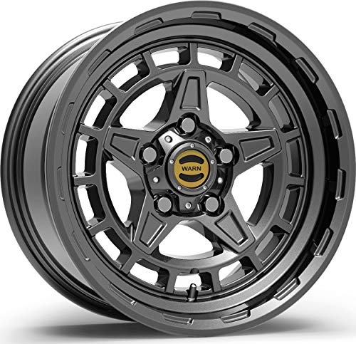 WARN 106688 Epic Wheels passend für: Jeep Wrangler JL, JK und Gladiator JT - Diamond Cutter, Gunmetal Grey