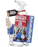 Qindoo Imprägnierspray für Pferdedecken, Wasser & Schmutz abweisender Schutz für Decken vom Pferd, Atmungsaktiv & Rückstandsfrei, PFC frei, Made in Germany, 500 ml