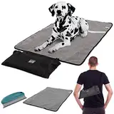 Hundedecke Outdoor Wasserdicht Waschbar Haustier Decke für Unterwegs Camping Hund Katze Mat Wärmende Decke mit Tasche Hundebett Hundematte Große Reisedecke 100x70cm mit Tierhaarentferner