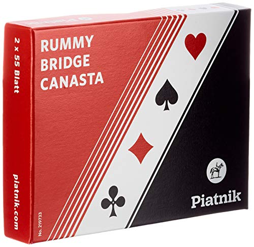 Piatnik 219733 Romme Bridge - Canasta Spielkarten