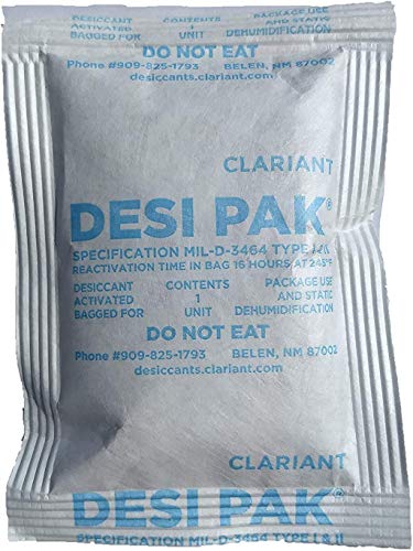 Desiccant for 5-Gallon Bucket Food Storage Moisture Control - 12 Individual Packs by Desi Pak