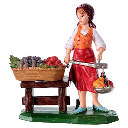 Holyart Obsthändlerin 10cm für Krippe