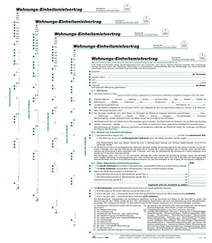 Mietvertrag RNK geprüft (5 Stück, Wohnung)