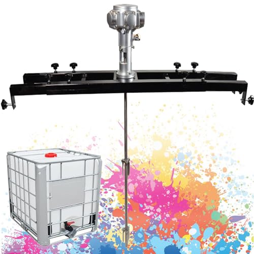 Farbrührmaschine, IBC-Luftrührwerk, pneumatischer Halterungsmischer, 1/2 PS, 3/4 PS, 1 PS Rührwerk, Farbmischwerkzeug, kommerzieller pneumatischer Mischer (small5cylinders)
