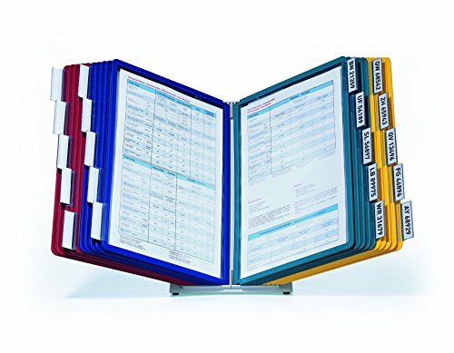 Durable Tisch-Sichttafelsystem (Vario Table 20, mit 20 Sichttafeln) mehrfarbig, 569900