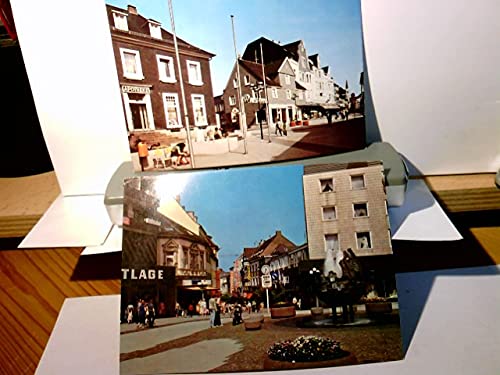 Velbert / Rhld. Fußgängerzone - Friedrichstraße. 2 x Ansichtskarte / Postkarte farbig. ungel. ca 70ger Jahre. Geschäfte, Passanten