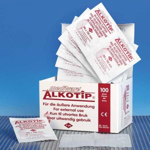 Alkoholtupfer large 90 x 110 mm