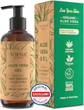 Aloe Vera Gel BIO - Vegan | Mit PUREM BLATTSAFT | 100% NATÜRLICH & REIN | Feuchtigkeitscreme Gesicht & Körper | Feuchtigkeitspflege - Made in Germany | Bio Aloe Vera Gel - After Sun
