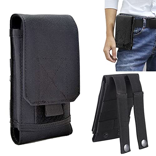 Universal Tactical Cell Phone Holsters Handytasche Gürtelhalter EDC Security Pack Carry Accessory Kit Waist Bag Case Kompatibel mit iPhone 12,12 Pro,11,11 Pro,13,13 Pro, XR X 6 7 8 Plus