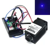 450 nm 500 mW fokussierbares blaues Spot-Lasermodul, Verstellbarer Strahl, 12 V-Treiber, TTL