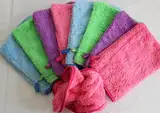 8 trendig leuchtende, superflauschige Waschhandschuhe, Microfaser, Badegenuss pur,