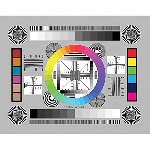 DGK Farbe Tools dgk-csd Set von 3 hohe Auflösung 20,3 cm von 27,9 cm chrom SD Professional Objektiv Test Diagramm für Objektiv die Prüfung – Kalibrierung – Auflösung und Farbmanagement für Digital Foto und Video