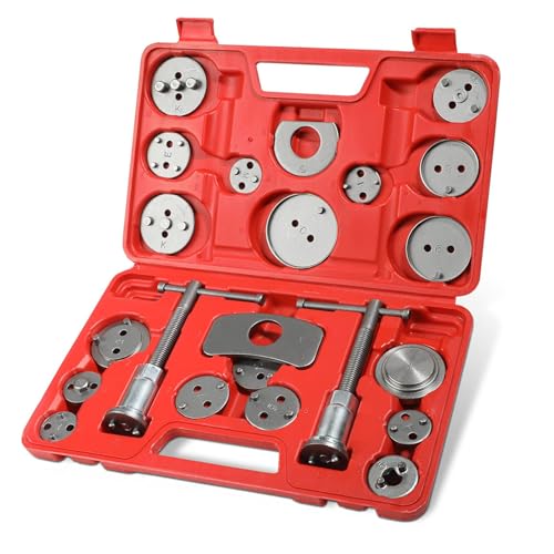 AONAT 22 TLG Bremskolbenrücksteller Set,Bremssattel Kolben Wind Zurück Tool Kit,Rückstellwerkzeug zum Zurückstellen des Bremskolben,Bremse Instandsetzung Werkzeug Bremskolben,KFZ-Werkzeug, universell