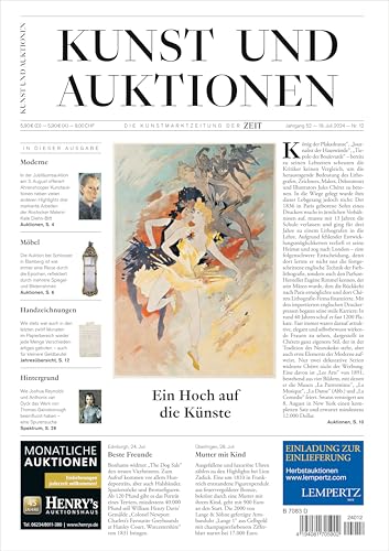 KUNST UND AUKTIONEN 12/2024 "Ein Hoch auf die Künste"