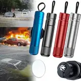 Generisch 4pc Safe Pro X Auto, Safe Pro X für Autoscheiben, Safepro X Notfallhammer, Notfallhammer und Gurtenschneider für Autoscheiben für Land Und Unterwasser