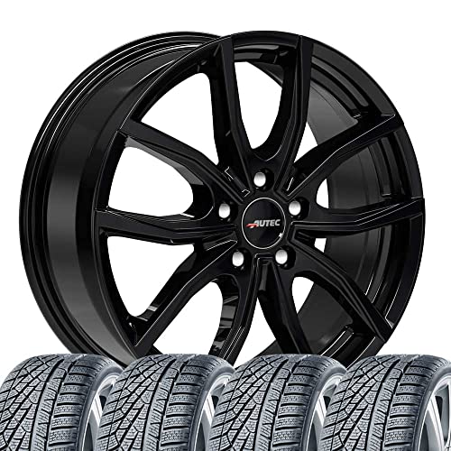 4 Winterräder Winterkompletträder Vidron 6,5x16 ET 46 5x112 Schwarz mit 205/55 R16 91H NEX Winguard Snow G 3 WH21 M+S 3PMSF kompatibel mit VW Touran Passat Jetta Golf VIII Golf VII Golf VI Golf V Cad