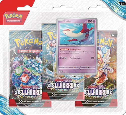 Pokémon Sammelkartenspiel Sammelkartenspiel 3er-Pack-Blister, Latias