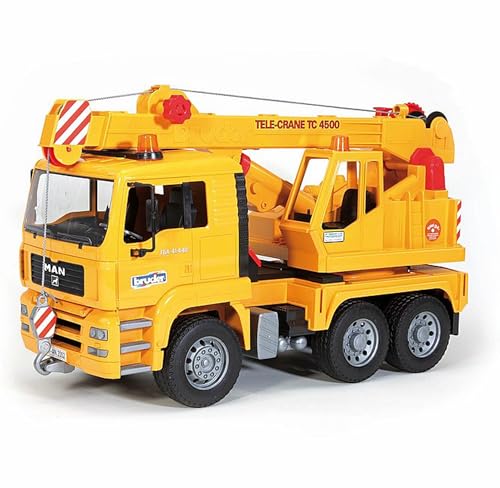 bruder 02754 - Man TGA Kran LKW - 1:16 Lastwagen, Laster, Kranwagen, Baufahrzeug, Baustelle