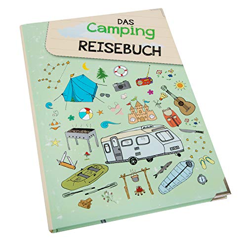 Logbuch-Verlag XXL Camping Tagebuch Notizbuch Campingbus Wohnmobil Geschenk Geburtstag DIN A4 mit Metallecken