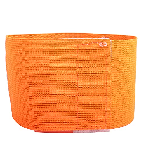 MAGT Fußballarmband, Einstellbare Outdoor-Mannschaftssportgruppen Fußballarmbänder Spieler-Bands(Orange)