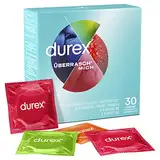 Durex Überrasch Mich Kondome-Mix – Mischung mit 4 verschiedenen Kondom-Sorten zum Ausprobieren – 30er Pack (1 x 30 Stück)