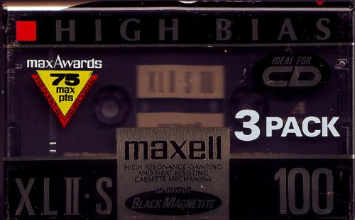 Maxell xlii-s 100 High Bias Tape Kassetten (3er Pack)