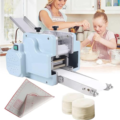 Elektrische Teigtaschen-Verpackungsmaschine Teigtaschen-Hautmaschine - Automatischer elektrischer Wan-Tan-Verpackungshersteller, austauschbare kommerzielle Form, produziert 50–60 Stück/Min.,