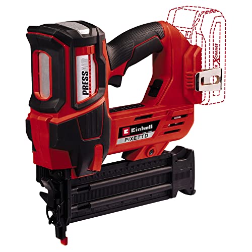 Einhell Professional Akku-Nagler FIXETTO 18/50 N Power X-Change (18V, 60 Schuss/min, max. 50 mm Nagellänge, Tiefeneinstellung, Einzel-/Serienschuss, inkl 500 Nägel, ohne Akku)