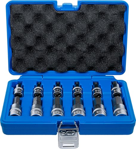 BGS 5052 | Bit-Einsatz-Satz | 12-tlg. | 12,5 mm (1/2") | Innensechskant 5 - 22 mm | CV-Stahl