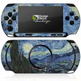DeinDesign Skin kompatibel mit Sony PSP Street E1004 Folie Sticker Kunst Vincent Van Gogh The Starry Night