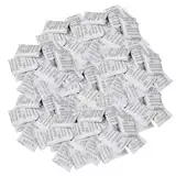 Silicagel Beutel, Silica Gel Beutel, 100 Stück Silicagel Trockenmittel 1 g Lebensmittelqualität Luftentfeuchter Feuchtigkeits Absorber Entfernt Feuchtigkeit und Schimmelgerüche