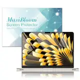 2 Pack Displayschutzfolie für MacBook Air 15 Zoll (2024 2023) (M3 M2) (A3114 A2941) Klar Anti-Fingerabdruck & Kratzfest 5H Härte Schutzfolie für MacBook Air 15,3 Zoll Zubehör