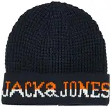 JACK&JONES Herren JACWAFFLE Beanie Mütze, Navy Blazer, ONE Size