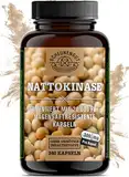 Nattokinase -NEU 240 Kapseln je 100mg (20.000 FU/g)- WICHTIG: Ohne Gentechnik, Magensaftresistente (Slow Release) Kapseln I Nattokinase Hochdosiert I Laborgeprüft -DE- SCHEUNENGUT®