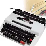 LSyySy Traditionelle Schreibmaschine (Schreibmaschine), manuelle Schreibmaschine im Retro-Stil, klassisches Textverarbeitungsgerät, perfekt zum Schreiben von Romanen überall, für abenteuerliche