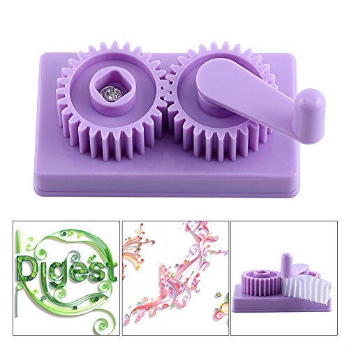 LetCart Quilling Papier Crimper, Handbetriebene Quilling Crimper, Kunststoff Papier Crimper Maschine Crimppapier Craft Quilled Handmade DIY Art Tool