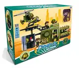 Pinypon Action - Spezialeinheiten Basis, Action-Spielset, Militärbasis, inkl. Hubschrauber, 1 Figur, 10 Zubehör und viele Details, Jungen und Mädchen ab 4 Jahren, Berühmt (PNC44000)