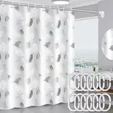 QEEROYO Badezimmervorhang, Duschvorhang Anti-Schimmel, Duschvorhang, 180 X 200cm Duschvorhänge, Wasserdicht Shower Curtains, Badvorhänge, Vorhang für Dusche, Badvorhang für Badezimmer