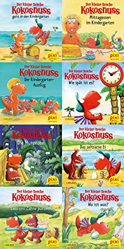 Pixi-8er-Set 288: Der kleine Drache Kokosnuss und seine Freunde (8x1 Exemplar) (288)