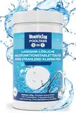 BlueViking Chlortabletten für Pool 5 in 1 - Hochwirksame Multitabs Pool 200g im 1kg Eimer - Chlor Pool Tabletten in EU Premium-Qualität - Einfache, Sichere und Effiziente Poolpflege
