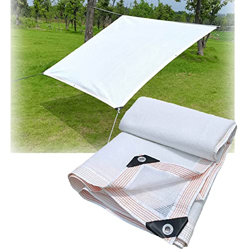 Sonnenschutz-Lösungen für den Außenbereich, 90 % UV-Schutz, atmungsaktives Schattennetz mit Ösen für Garten, Terrasse, Pergola und Deck, 4 m x 12 m