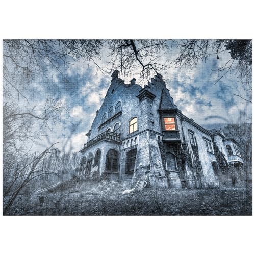 MyPuzzle Lost Places - Altes verwunschenes verlassenes Haus - Premium 1000 Teile Puzzle - MyPuzzle Sonderkollektion von Puzzle Galaxy